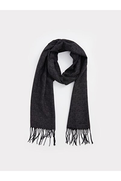 LC Waikiki Чоловічий шарф - з візерунком і бахромою