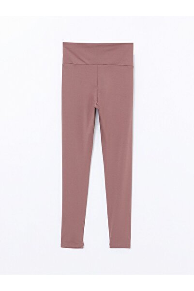 LC Waikiki Kadın Beli Lastikli Ekstra Dar Fit Düz Tayt