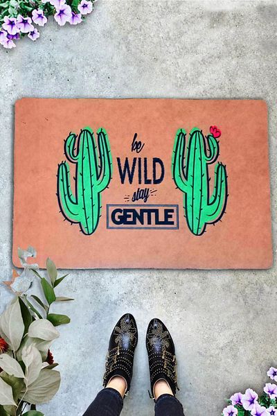 Chilai Home Deserto Custom Design Inside and Outside PVC Door Mat