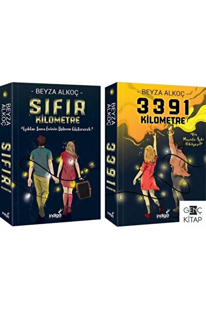İndigo Kitap Sıfır Kilometre - 3391 Kilometre 2'li Set Beyza Alkoç