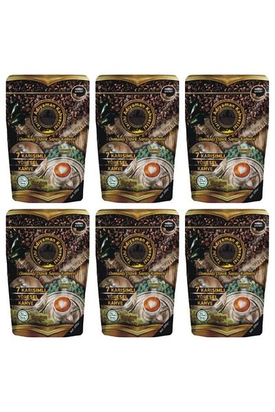 Tarihi Adıyaman Kahvecisi Ottoman Dibek Coffee - 200 Grams, 6 Pieces, Advantageous Package