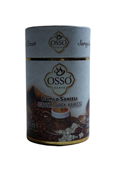 OSSO KAHVE Osso Damla Sakızlı Dibek Kahvesi Silindir Kutu 200gr