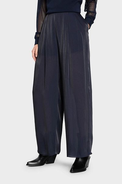 Armani Exchange High Waist Loose Fit Satin Trousers PANT 3DYP19 YNUUZ 1593