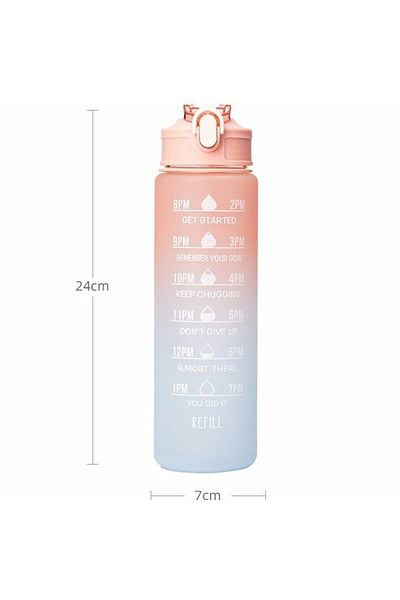Canderel Motivational Water Bottle Water Bottle Water Bottle 900 ml Tritan Sports Gym Water Bottle Bpa Free Water Bottle