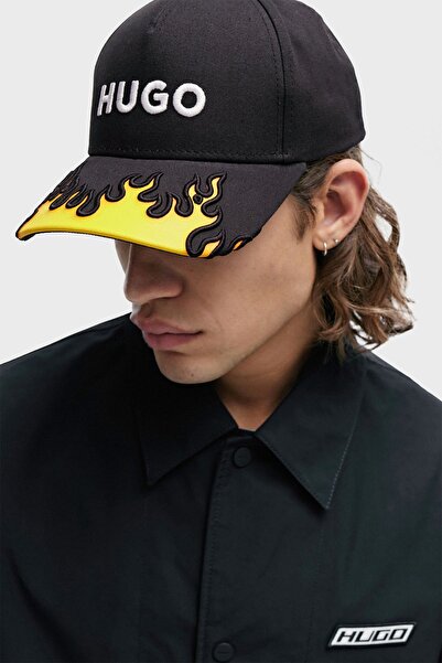 HUGO Logolu Pamuklu Şapka Erkek ŞAPKA 50506202 001