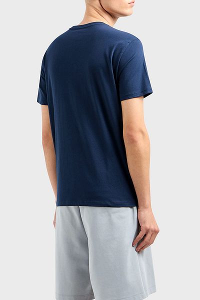 Armani Exchange Ανδρικό μπλουζάκι με λαιμόκοψη βαμβακερή κανονική εφαρμογή 3DZTBF ZJ3VZ 15BA