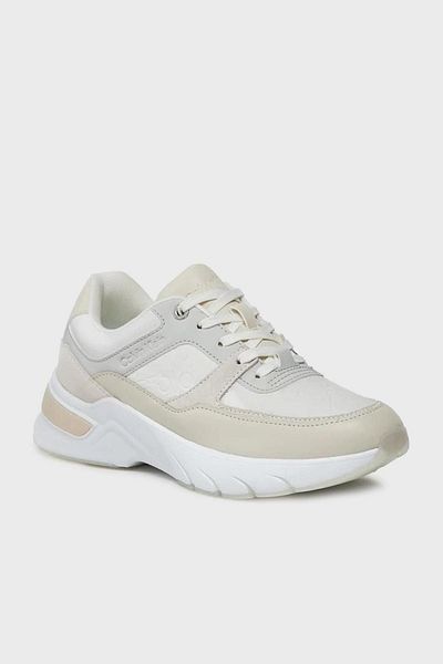 Calvin Klein Thick Sole Leather Sneaker Shoes HW0HW018690F9 SHOES HW0HW01869 0F9