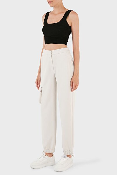 Emporio Armani Normal Waist Regular Fit Jogger Sports Pants TROUSERS 6R2P7G 2JRKZ 0103