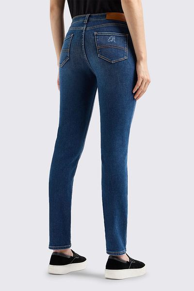 Emporio Armani High Waist Skinny Fit Cotton Jeans - Jeans Pants 6D2j20 2DUPZ 0942