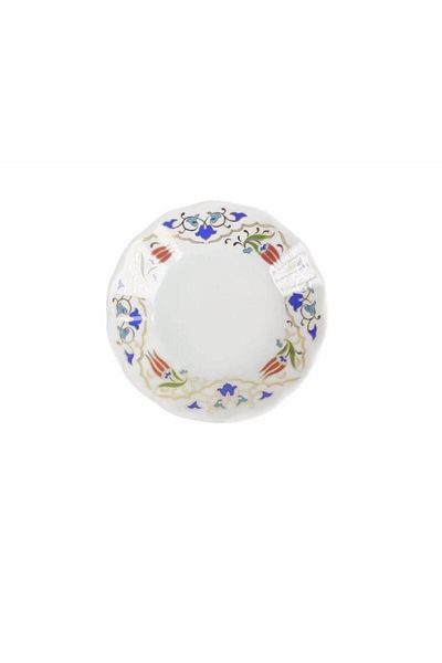 Porland Lalenaz 6-Pack Porcelain Tea Plate