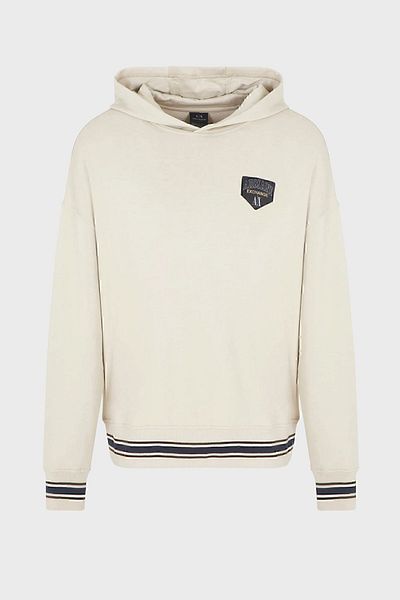 Armani Exchange Logo Cotton Hooded Regular Fit Sweat Men's SWEAT 6RZMJF ZJDPZ 1934