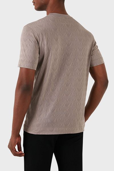 Emporio Armani Ανδρικό μπλουζάκι από βαμβακερό κανονικό μέγεθος - TSHİRT 3D1TH5 1JORZ 0650