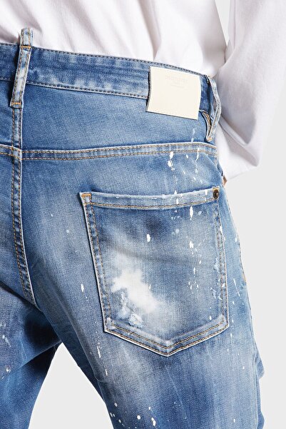 DSquared2 Streç Pamuklu Skinny Fit Jeans Erkek KOT PANTOLON S74LB1443 S30789 470