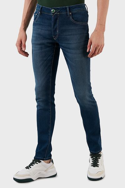 Exxe Мъжки дънки Slim Fit с нормална талия, памучни, 629j018002