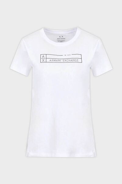 Armani Exchange Pamut normál szabású póló PÓLÓ 3DYT01 YJ3RZ 1000