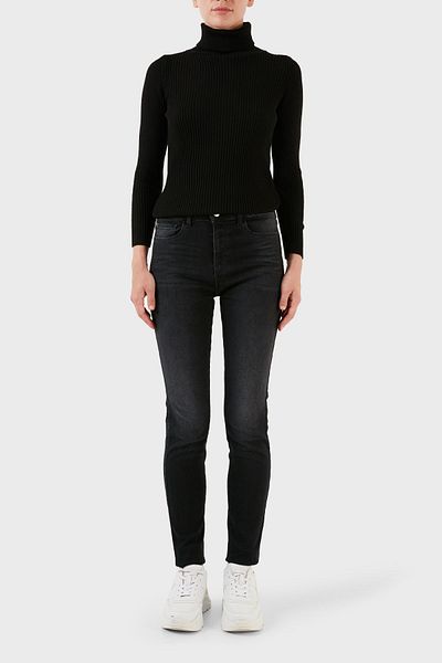 Emporio Armani J20 Cotton High Waist Skinny Fit Slim Leg Jeans JEANS 6R2J20 2DAXZ 0005