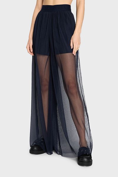 Armani Exchange Wide Leg Transparent Trousers PANT 3DYP10 YN8QZ 1593