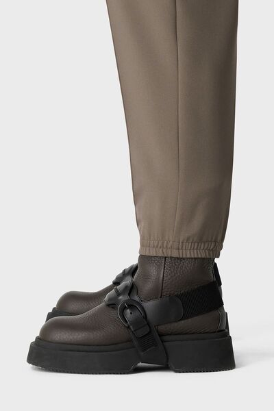 Emporio Armani Regular Fit Pants with Elastic Waist and Legs Men'S TROUSERS 6R1P74 1NFTZ 0440