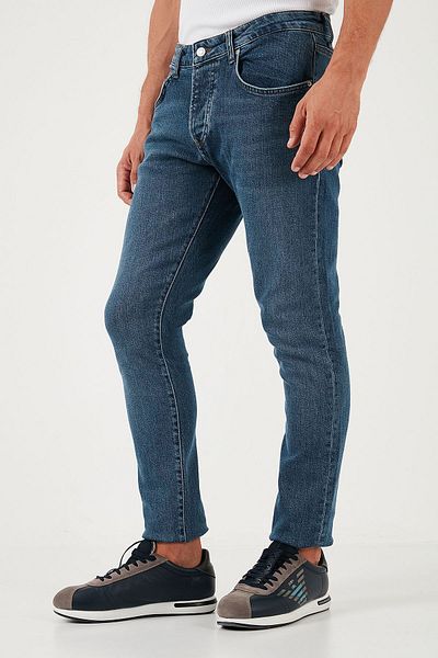 Buratti Мъжки памучни дънки Slim Fit - нормална талия, тесни крачоли JEANS 1115S05NAPOLI