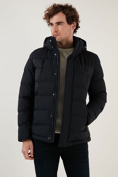 Exxe Мъжко яке с водоустойчива качулка и стандартна кройка Exk225313