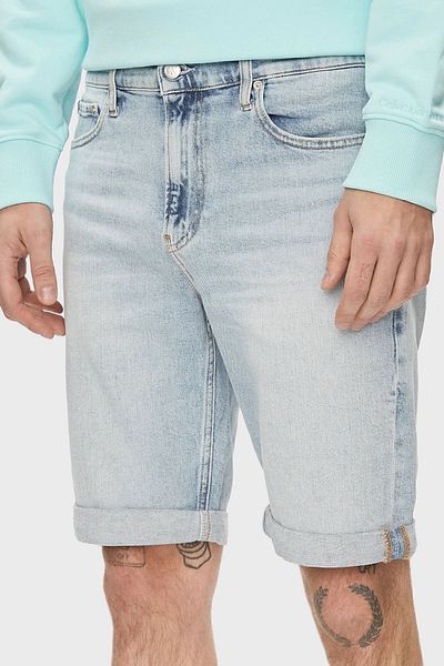 Calvin Klein Stretch Cotton Slim Fit Denim Short J30J3248711AA Men's SHORTS J30J324871 1AA
