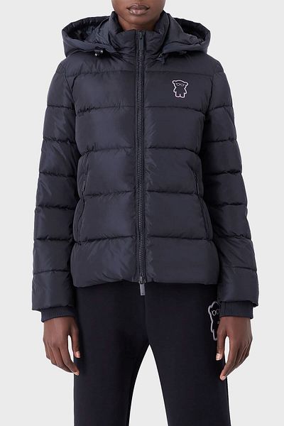 Emporio Armani Logo Regular Fit Removable Hooded Pocket Coat 6l2b86 2ngaz 0926