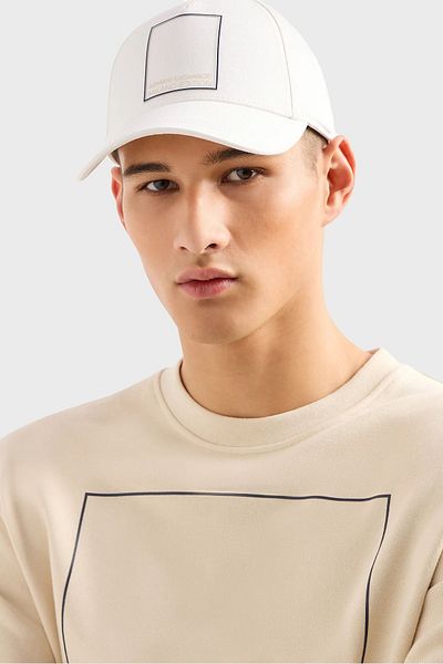 Armani Exchange Men's Gabardine Cotton Hat -954207 4R105 12911