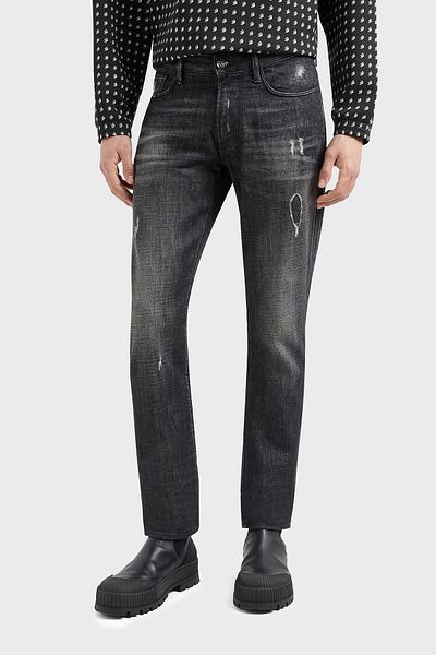 Emporio Armani J06 Low Waist Slim Fit Narrow Leg Jeans Men's JEANS PANTS 3D1J06 1D14Z 0006