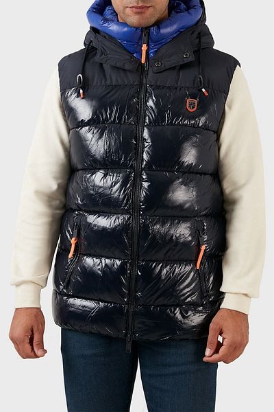Norway Geographical Wind And Water Resistant Hooded Inflatable Vest Men's Vest Ventor