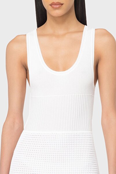 PİNKO Pinko Slim Fit Yuvarlak Yaka Askılı Midi Elbise  ELBİSE 102957A1N9Z04