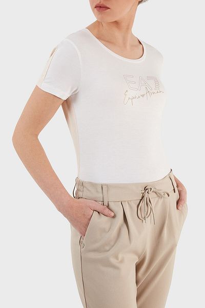 EA7 Μπλουζάκι με λεπτή εφαρμογή με λαιμόκοψη T-shirt 3rtt21 Tjkmz 1100