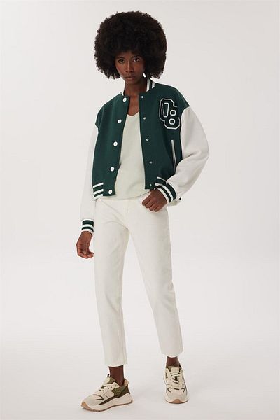 Lee Cooper Collages 1 Γυναικείο Πλεκτό Μπουφάν Emerald Green