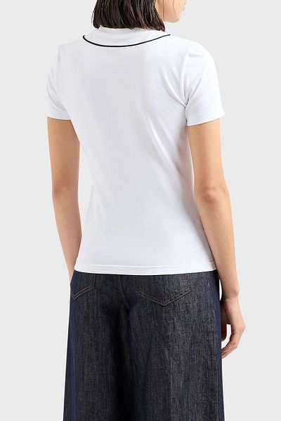 Emporio Armani تي شيرت قطني بقصة عادية ورقبة دائرية تي شيرت 3D2T7R 2J07Z 0100