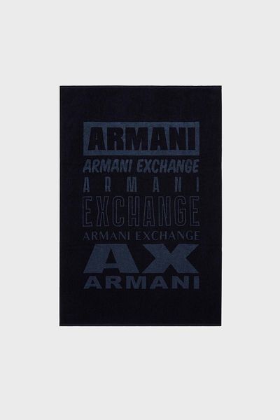 Armani Exchange Με λογότυπο Βαμβακερή 105*150 cm Πετσέτα θαλάσσης Ανδρική Πετσέτα θαλάσσης 953046   4R602 62636