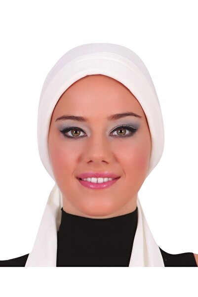 fidan bone غطاء رأس طبي جاهز بلون الكريم مع أربطة، مناسب للاستخدام الطبي