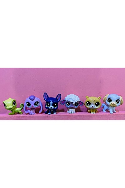 Minişler Pet Shop Miniş Lps 6Lı Sevimli Set Miniş Oyuncak