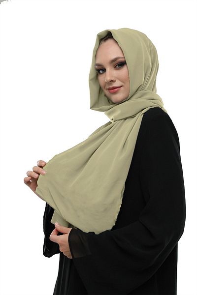 bb handmade collection Bb - Εισαγόμενο απλό σιφόν μπεζ σάλι