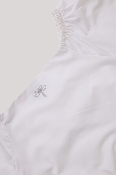 Tyess Bg Store Γυναικεία Παιδική Λευκή Μπλούζα 23pfwtj4601