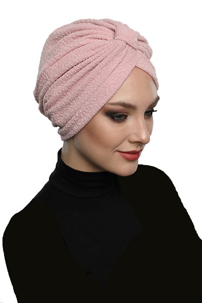 fidan bone Στιγμιαίο καπό Hijab Turban με επένδυση από μπροκάρ σε σκόνη