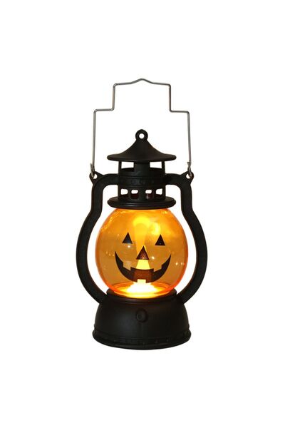 SD WORKS Halloween Led Şamdan Aydınlatma Cadılar Bayramı Kabak Görünümlü Led ...