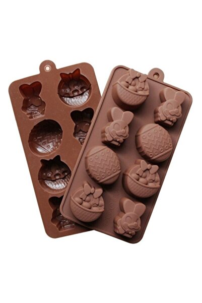 MYEBI قالب شوكولاتة على شكل بيضة أرنب سيليكون Gm-1267