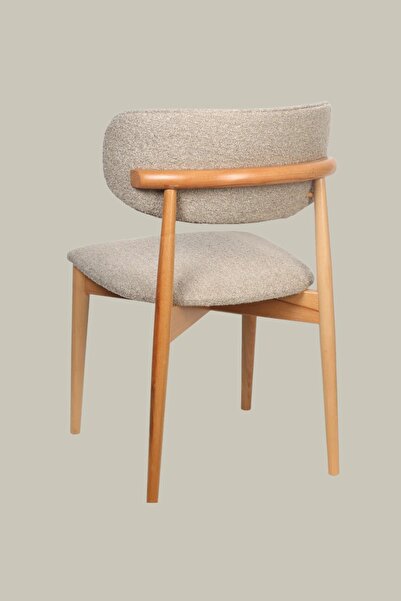 Reyo Polo Tek Ahşap Sandalye Mutfak Sandalyesi Salon Sandalyesi Yemek Odası S...