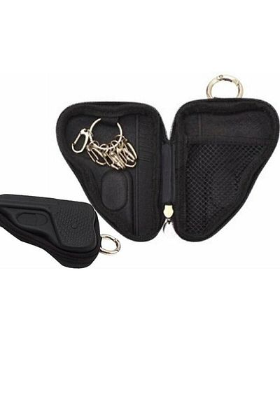 Bundera Gun Case Shaped Keychain Coin Purse Wallet Key Organizer Lighter Holder Bag Case