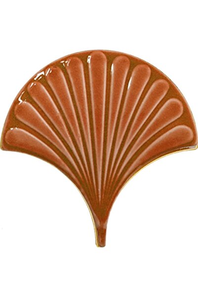 Armada Çini 17x17 Cm Karamel Istiridye Balık Pulu Seramik