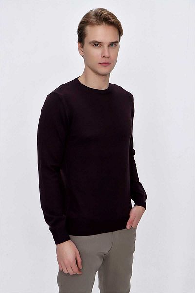 Morven Πλεκτό πουλόβερ Basic Dynamic Fit Relaxed Cut Crew Neck