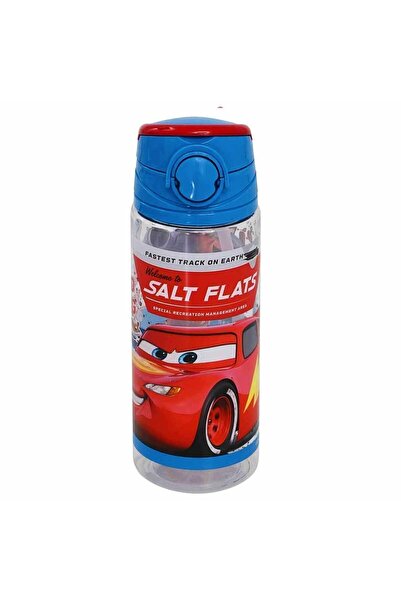 CARS Lisanslı Pipetli Plastik Matara 500 ml Mavi (OTTO-42520)