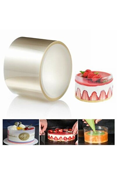 KanyonGrup Transparent Patternless Cake Side Decoration Film Gelatin-cream Ho...