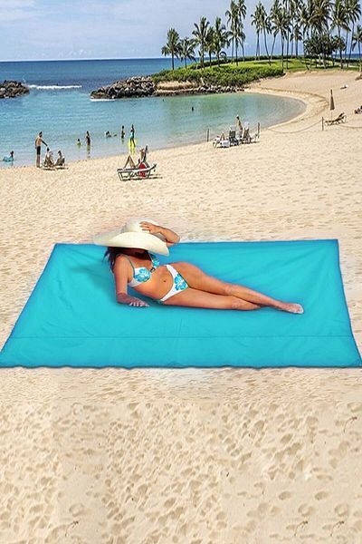 Bundera Folding Camping Tent Canopy Sunshade Awning Tarpaulin Picnic Mat Camping Tent Beach Floor Mat