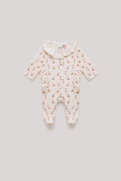 Layette Bg Store Baby Girl Print Romper