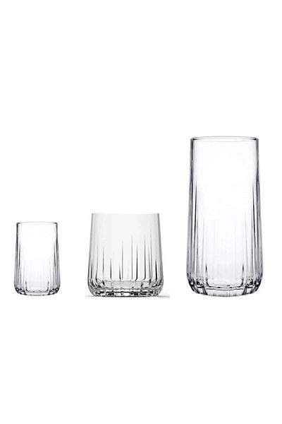 Paşabahçe Dinçer Home - Nova Water Soft Drink and Coffee Side Cup Set 18 Pieces